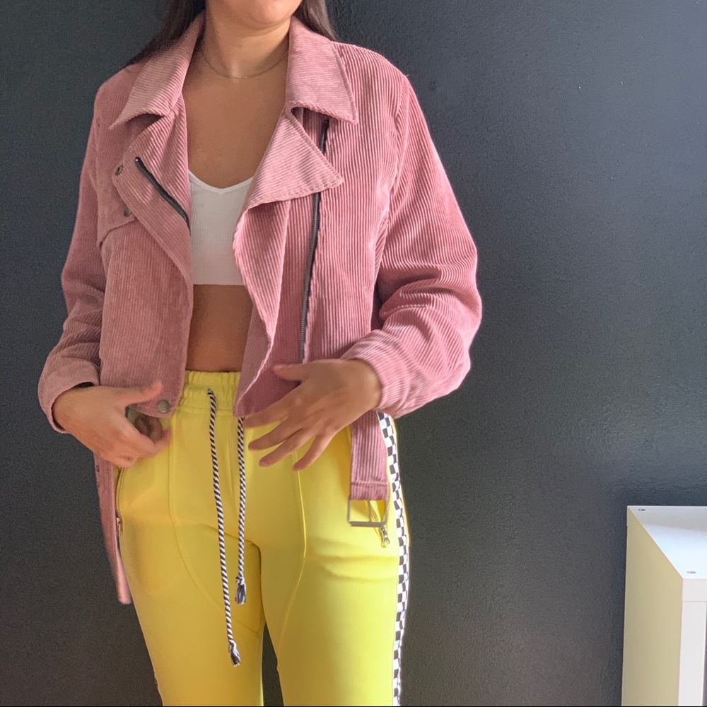 Pink Corduroy Jacket